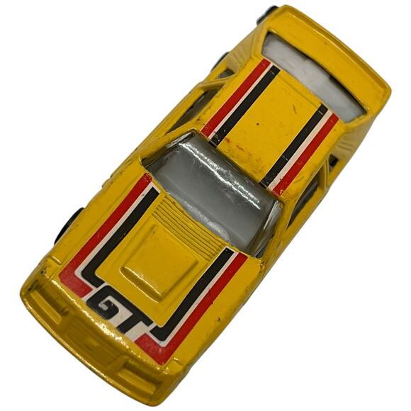 "Vintage Yellow GT Sports Car Diecast Racing Toy - Made in China Collectible" - Picture 6 of 8